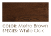 Somerset Color Collection White Oak Metro Brown- 3-1/4" PS31416