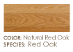 Somerset High Gloss Collection Red Oak Natural- 2-1/4" PS2601HG